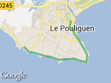 parcours Run&Bike téléthon le pouliguen